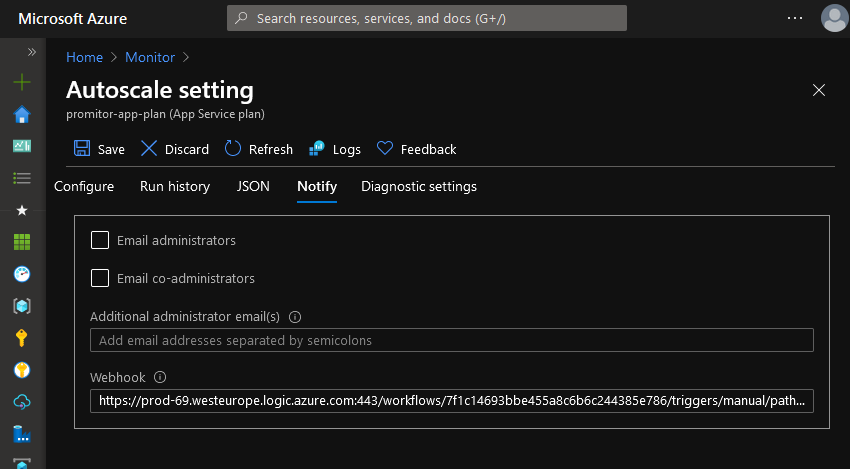 Automatically forwarding Azure Monitor Autoscale events to Azure Event Grid